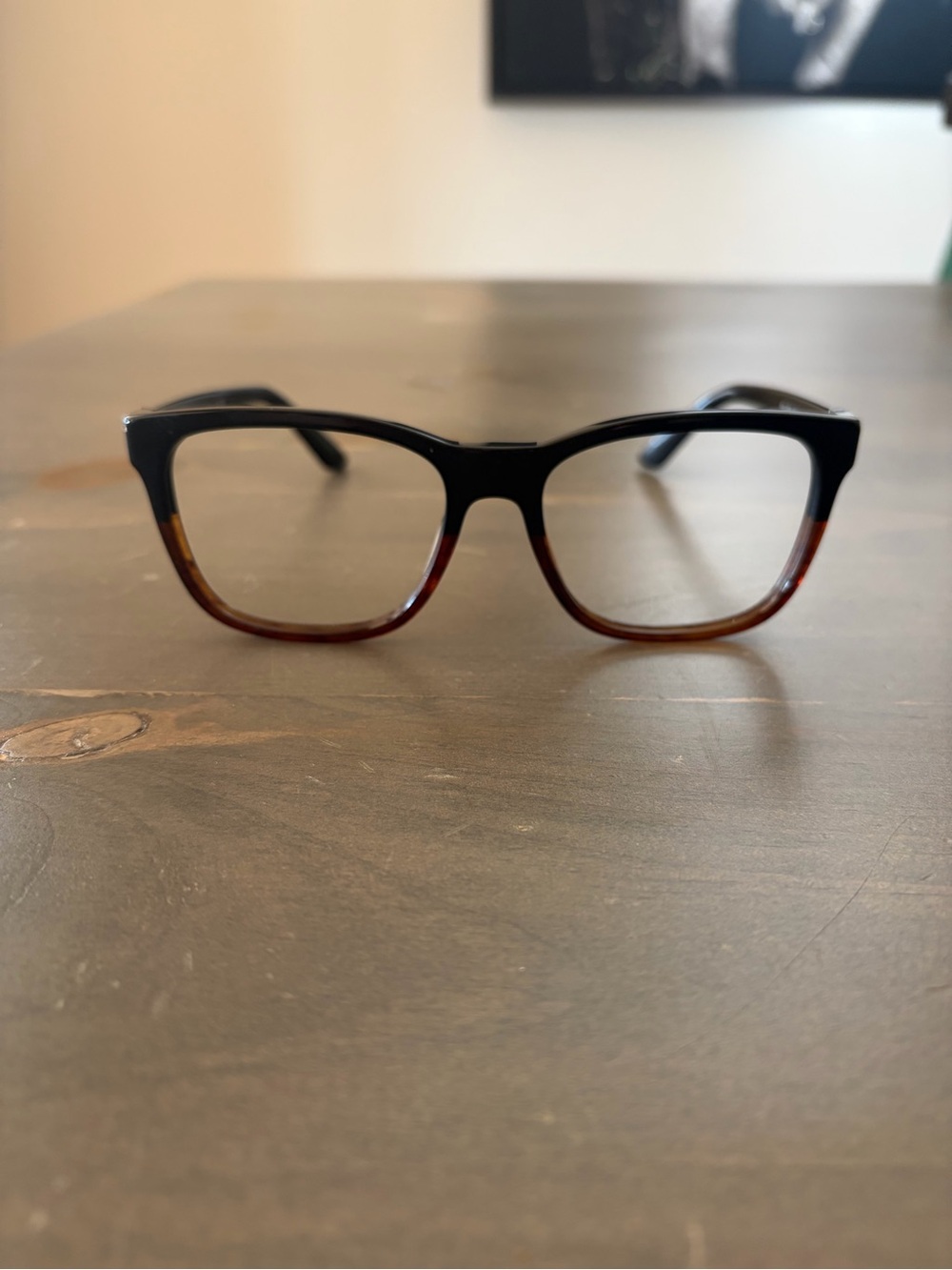 Classic Two-Tone Versace Eyeglass Frames